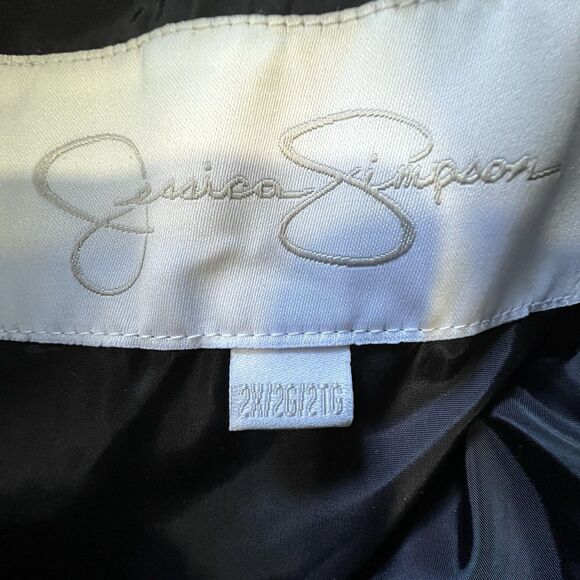 Jessica Simpson Woman’s Sz 2XL Winter Coat Down Quilted Black Water Proof Jacket - Picture 8 of 13